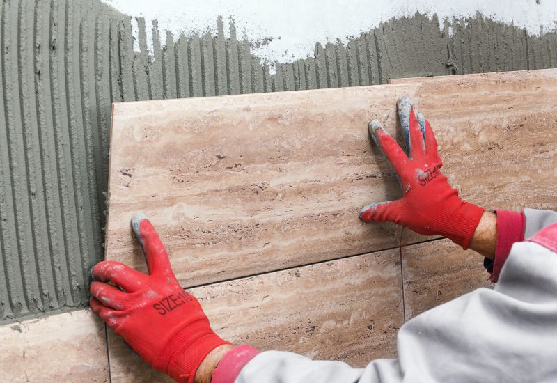 Entryway Tile Installation