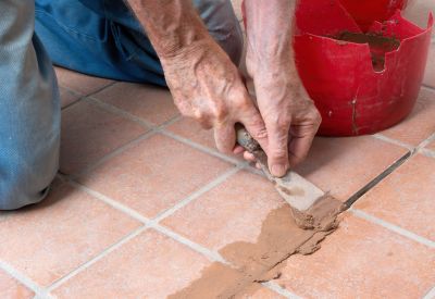 Repairing Grout in Fall